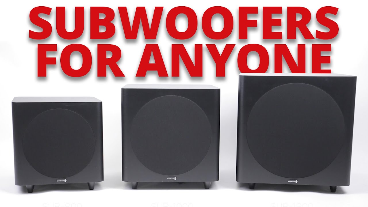 Dayton Audio Subwoofers Are Built For Everyone.