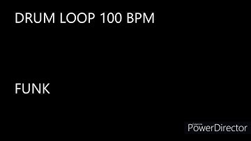 DRUM LOOP - FUNK - 100 BPM (STUDIO QUALITY)