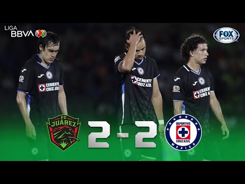 ¡Con uno menos! Bravos rescata agónico empate frente a Cruz Azul | Juárez 2-2 Cruz Azul | Liga MX