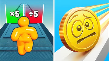 Coin Rush Vs Tall Man Run🔮🔮Max Big All Update Levels Walkthrough Android iOS Gameplay