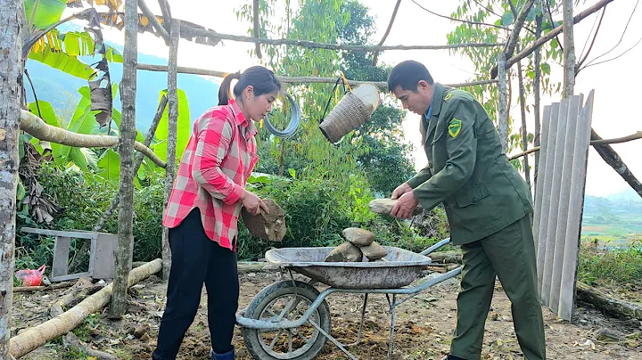 The police officer helps single mother build a beautiful dream home
