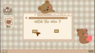 cute aesthetic (no text) free intro template || bear   cute 🐻