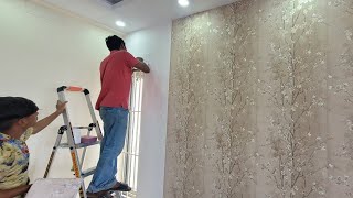 Wallpaper कस लगत ह ? Wallpaper Pasting करन क आसन तरक सख आसन स