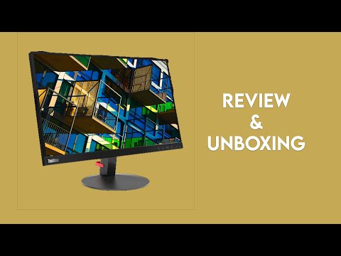 Unboxing & Review - Monitor Lenovo ThinkVision S22e-19 FreeSync