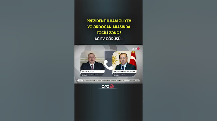 Prezident İlham Əliyev və Ərdoğan arasında TƏCİLİ ZƏNG - Ağ Ev GÖRÜŞÜ...