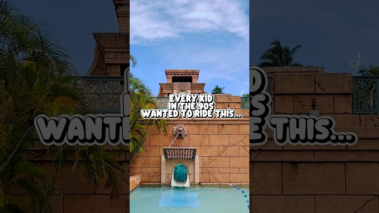 Leap of Faith Slide Aquaventures Atlantis Bahamas 