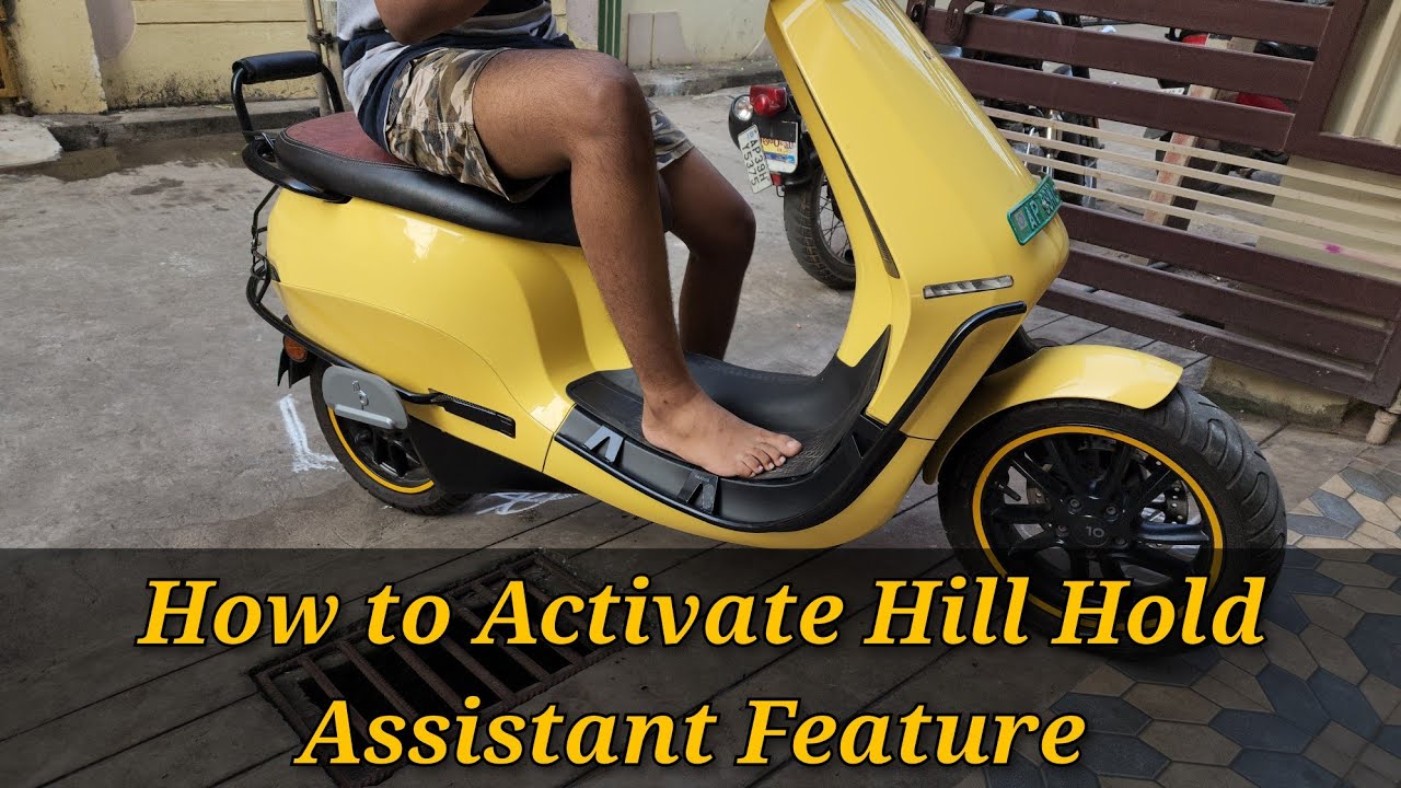 Ola Scooter How to Activate Hill Hold Assistant Feature - YouTube