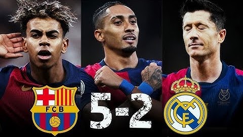 BARCELONA 5 - 2 REAL MADRID | İspanya Süper Kupa Finali!!! | Maç Özeti