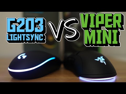 Logitech G203 LightSync vs Razer Viper Mini | Battle of the $40 Gaming Mice