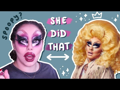 Doing Trixie Drag Makeup for Halloween