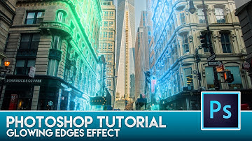 Photoshop Tutorial - Glowing Edges Effect