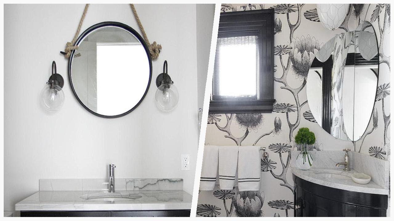 Transforming Small Black Powder Rooms into Elegant Spaces | Designer ...