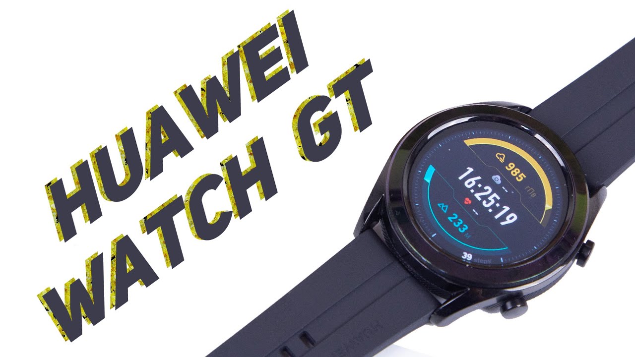 Huawei Watch GT — треккер или часы? Фото.