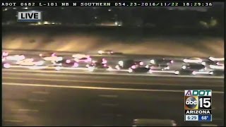 Serious crash on Loop 101 in Tempe, 7 cars involved