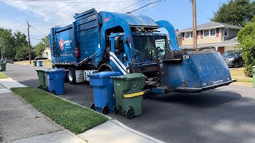 Heil Front Loader Garbage Truck with Curotto Can on Trash-Republic Services 2355