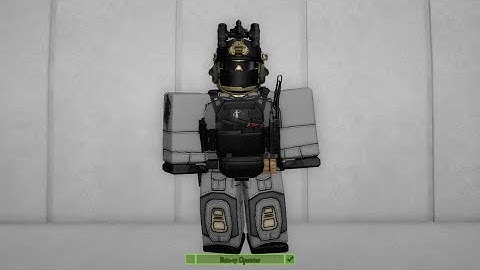 Roblox SCP MTF Beta-17 Operator (Avatar Build)