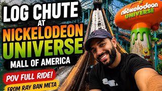 Nickelodeon Universe Log Chute POV | Full Ride at Mall of America (Ray-Ban Meta)
