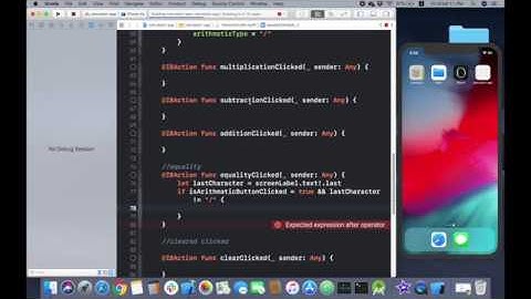 Calculator App Part 4 (Coding Part) | Swift for Absolute Beginners | Codify