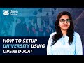 How to setup university using openeducat  education erp management software