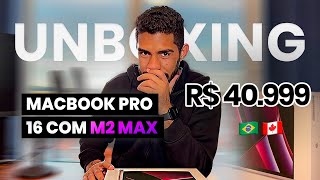 Unboxing Macbook PRO M2 PRO MAX 32 GB