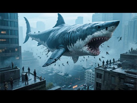 2026最新灾难 巨鲨飞天血洗都市 人类最后的反击竟出了意外 陆行鲨 Land Shark 驚悚 災難 電影派對