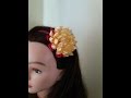 Flor kanzashi para diadema