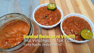 Resepi Sambal Belacan Viral Katanya!!! Ternyata memang sedap dan tahan lama