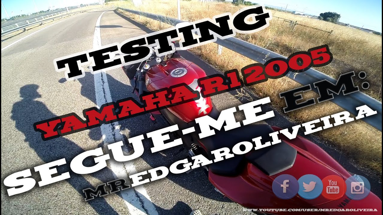 Test Drive Yamaha R1 2005  | Wheelies & Top Speed - YouTube