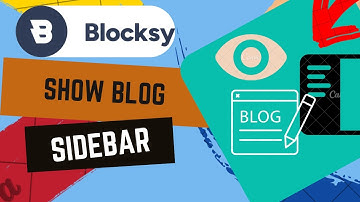 Enable the sidebar in the blog archive wordpress blocksy