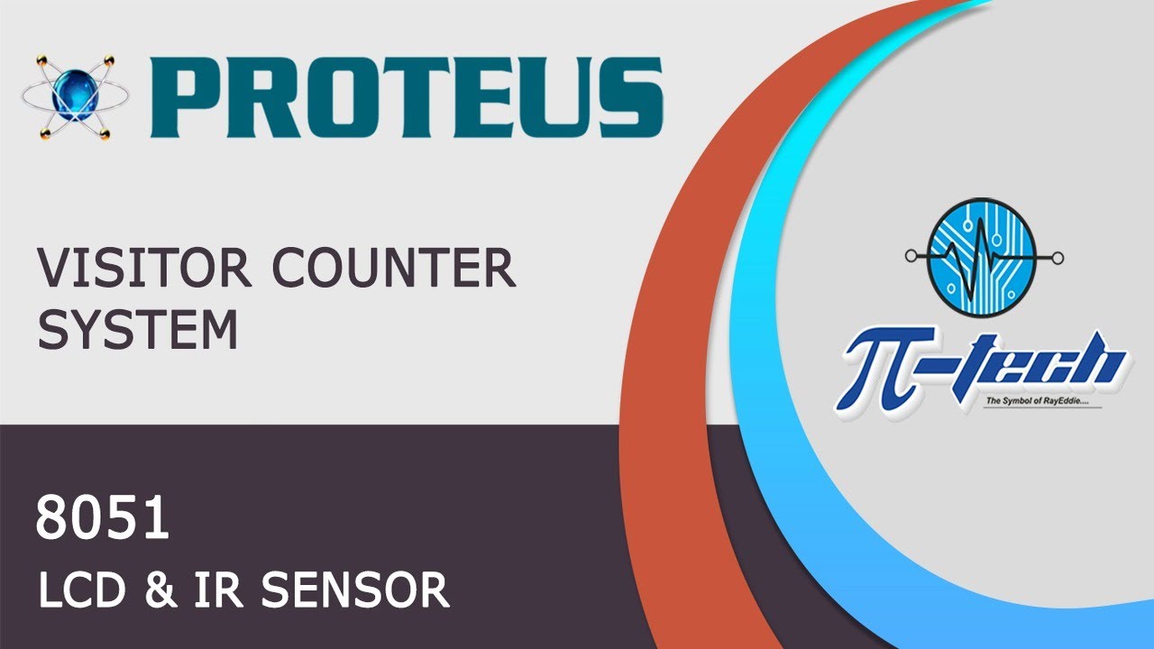 Visitor Counter System Using 8051 & Proteus Software - YouTube