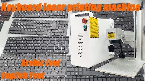 Gaming Keyboards Laser marking Machine  Arabic laser printing machine