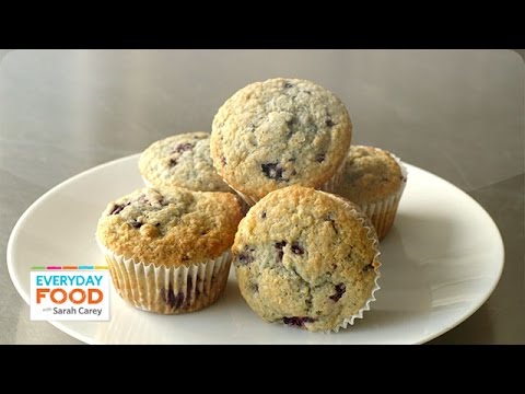 Blackberry-Oat Bran Muffins - Everyday Food with Sarah Carey