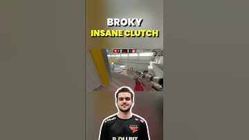 Broky insane clutch #cs2 #gaming #funny
