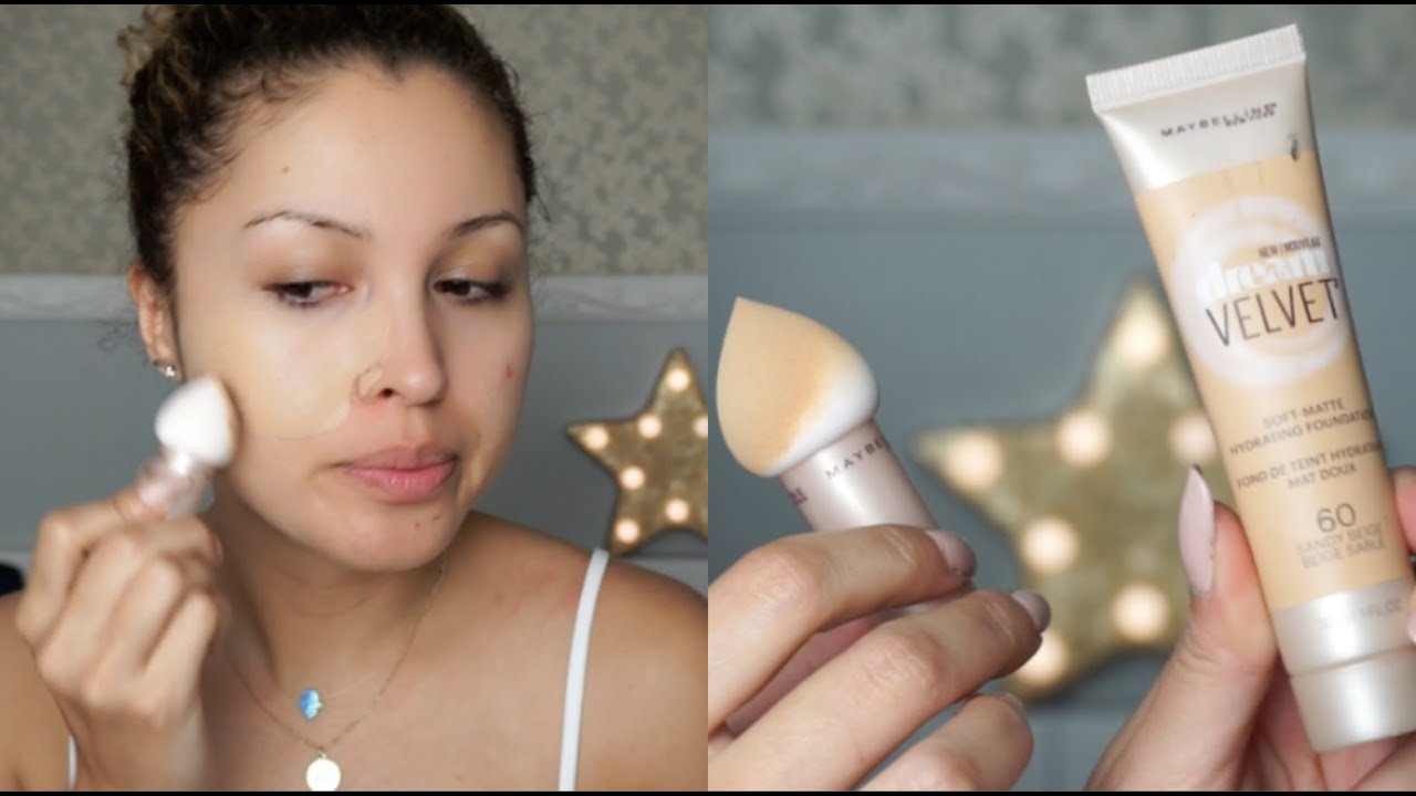 Maybelline Dream Velvet Foundation + Dream Blender | REVIEW & DEMO