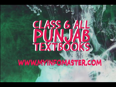 How to download free Class 6 Textbooks Books _ Download Punjab Books - My Info Master