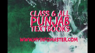 How to download free Class 6 Textbooks Books _ Download Punjab Books - My Info Master screenshot 2