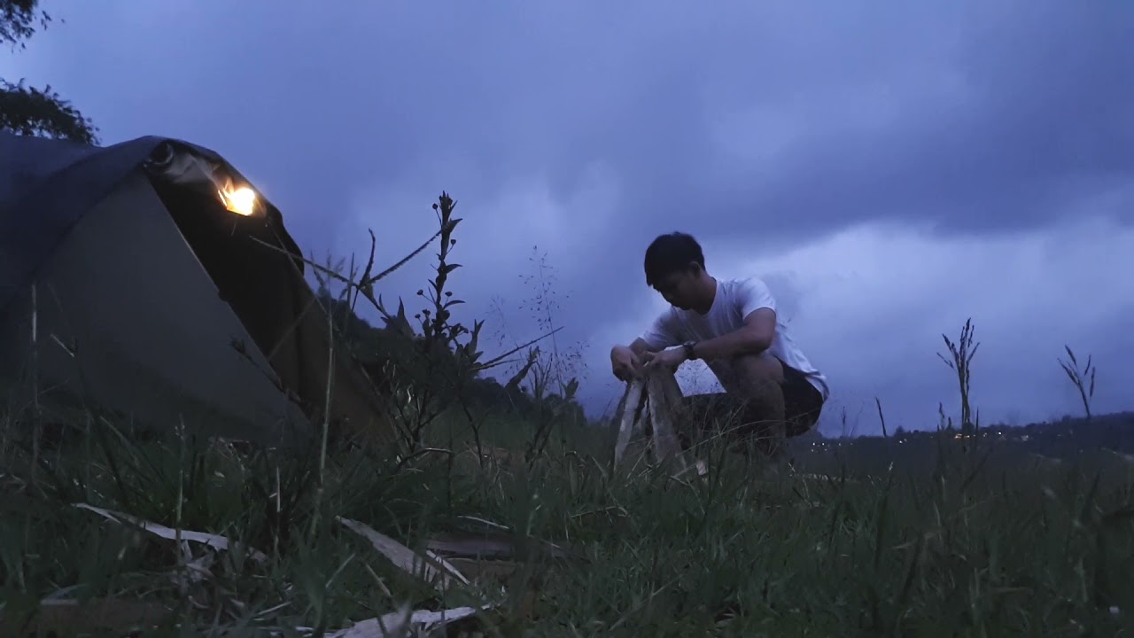 Solo Overnight Camping at Buyan Lake, Bali | Relaxing | ASMR