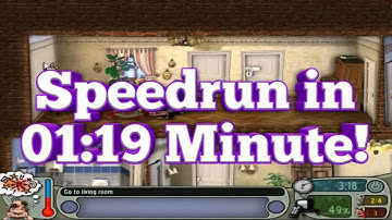 SPEEDRUN Neigbours From Hell | The First Trick in 01:19 Minute 100%!