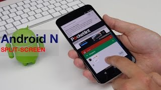 While some Android phones have had split screen multitasking for a ...