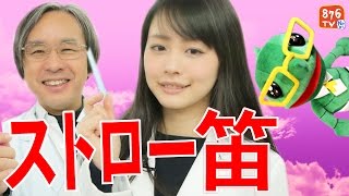 【実験】ストローで音を鳴らそう【自由研究】