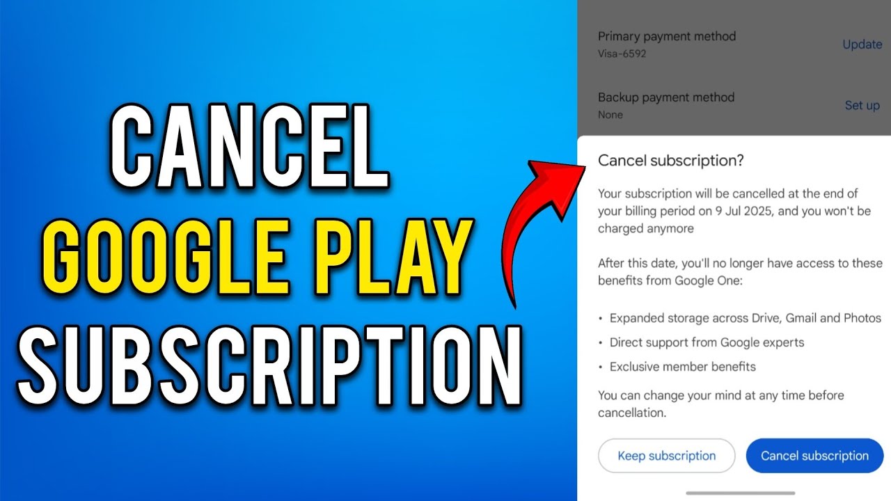 How to Cancel Subscription on Google Play (2025) | Stop Any Android App ...