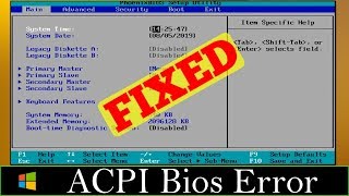 [FIXED] Error ACPI BIOS Error Problem Issue (100% Working) screenshot 2