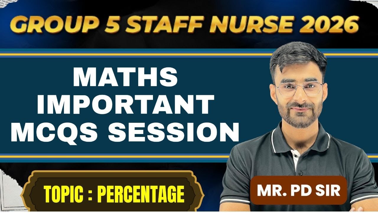 MP GROUP 5 STAFF NURSE ONLINE CLASS 2026 | COMPLETE SYLLABUS | BEST NURSING COACHING IN INDORE