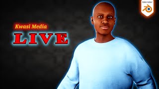 Kwasi Live | HUMGEN3D - NEW POSE LIBRARY IN BLENDER