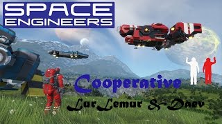 Space Engineers - Daev и LurLemur - Совместное выживание ч.29 - Врата ангара твоего!