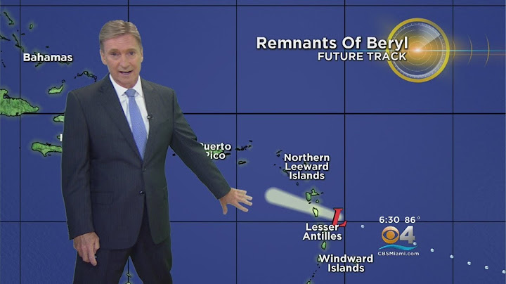 Beryl No Longer A Tropical Storm, Strong Winds & Rain Still Threatening Puerto Rico