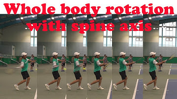 Ultra centrifugal stroke 2. Whole body rotation with spine axis