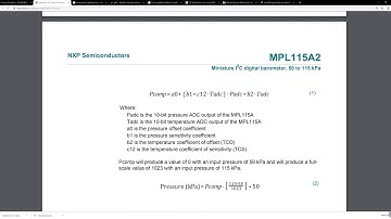 I2C MPL115A22