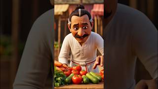Hari sabjiyan #3danimation #cartoon #ai #animation #yputubeshorts