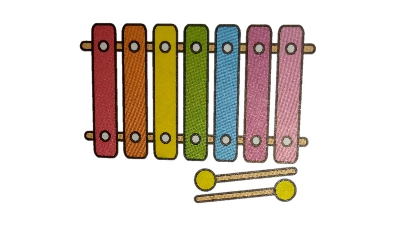 Color a Xylophone for Kids Video - YouTube